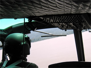 Helicopter overflight of West Point.