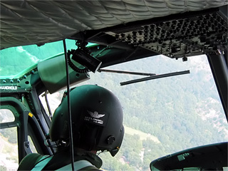 Helicopter overflight of West Point.