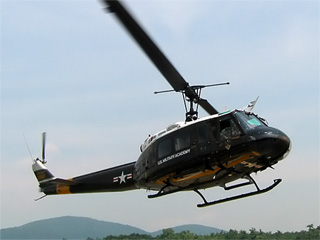 Helicopter overflight of West Point.
