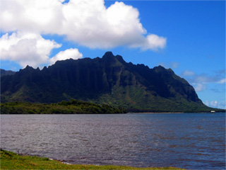 Hawaii shore.