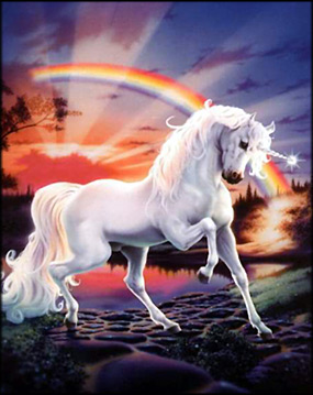 unicorn and rainbow