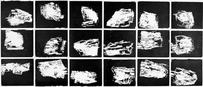 abstract woodcut
